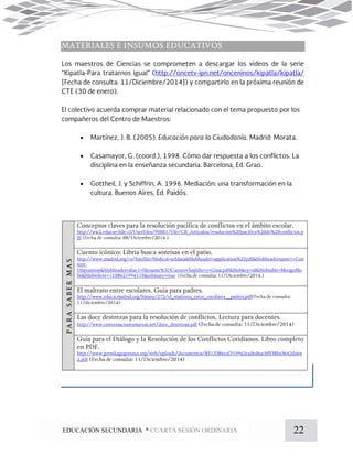 22EDUCACIÓN SECUNDARIA * CUARTA SESIÓN ORDINARIA
