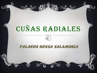CUÑAS RADIALES

YOLANDA NOSSA SALAMANCA
 