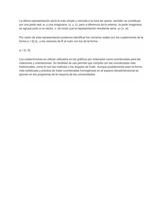 Cuaterniones con opengl en android PDF