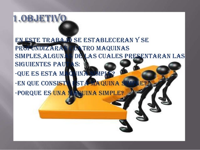 Cuatro maquinas simples