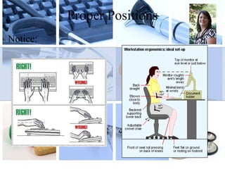 Proper Positions Notice: 