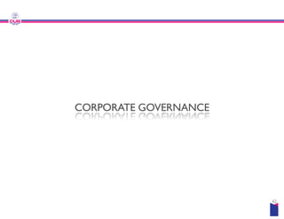 CORPORATE GOVERNANCE
CORPORATE GOVERNANCE
GOVERNANCE
GOVERNANCE
42
 
