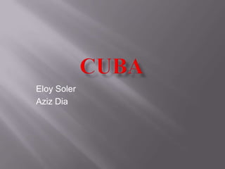 Eloy Soler
Aziz Dia
 