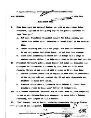 Cuba purchased semi-automatic rifles from Belgium in 1959