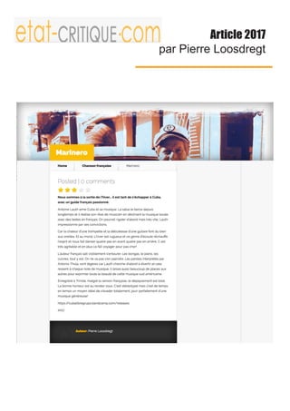 Article 2017
par Pierre Loosdregt