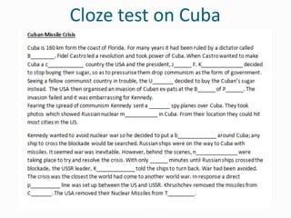 Cuban missile crisis | PPTX