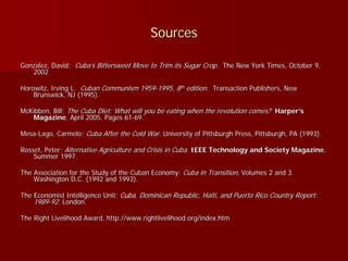 Cuba Slides Studentpresentation V2 | PDF