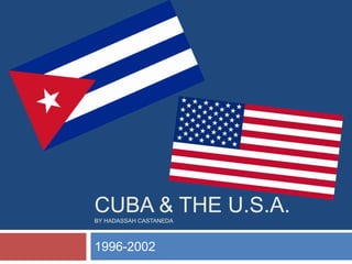 CUBA & THE U.S.A.
BY HADASSAH CASTANEDA

1996-2002

 