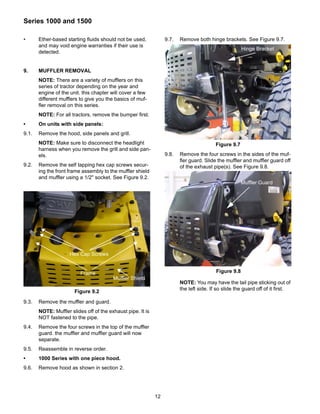 Cub cadet 1515 lawn tractor service repair manual | PDF