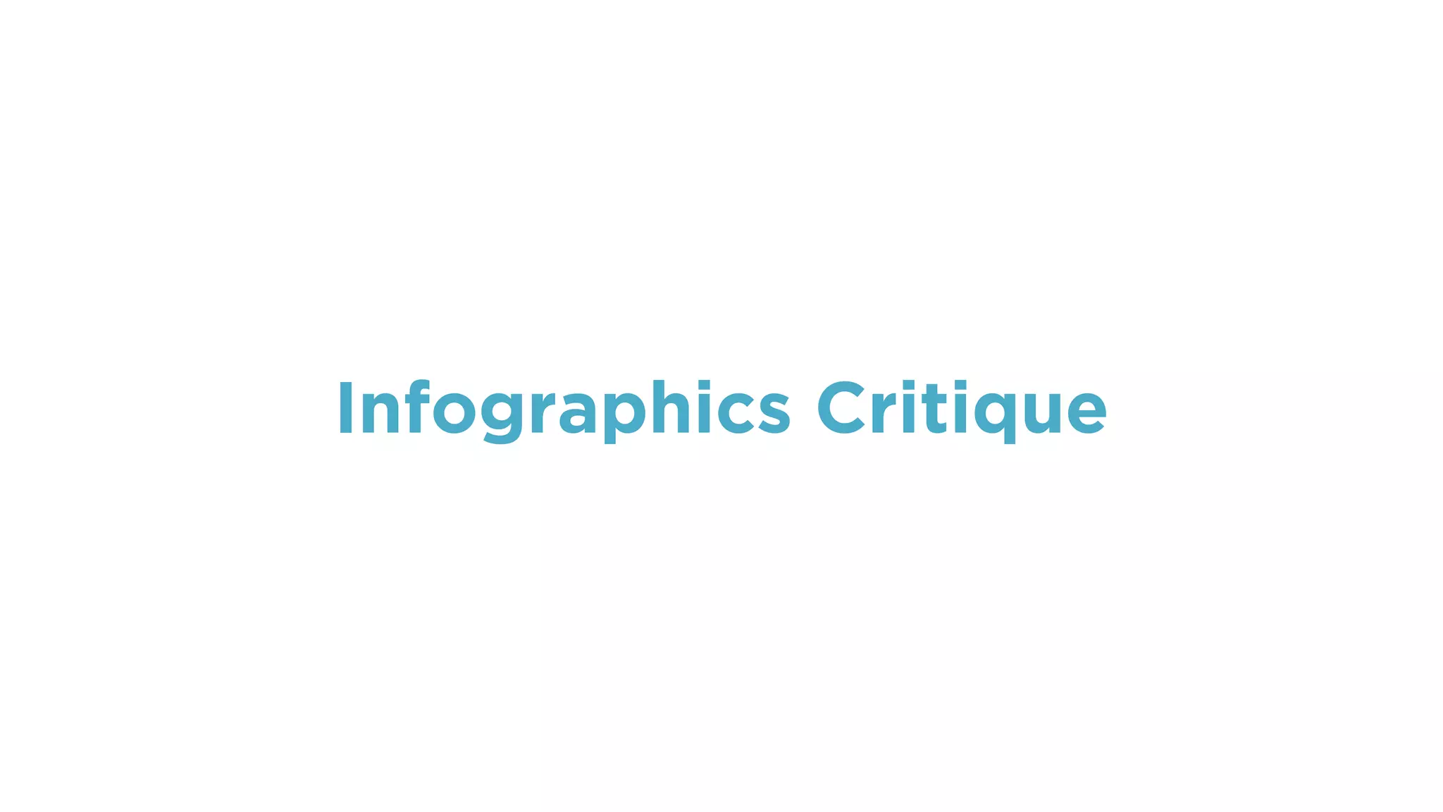 Infographics Critique
 