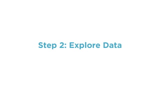 Step 2: Explore Data
 