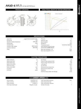 Cubemars Sw7 CubeMars product catalog | PDF