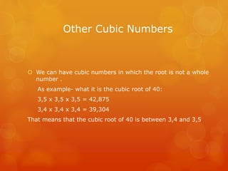 Cube numbers | PPTX