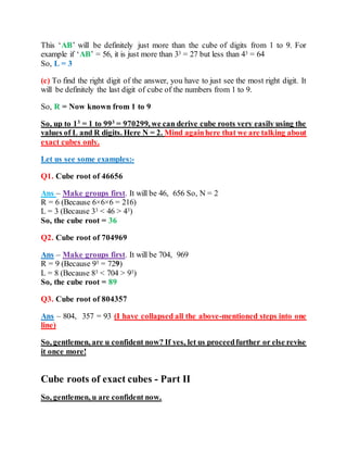 Cube root | DOCX