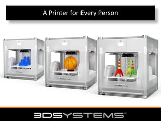 A Printer for Every Person

 