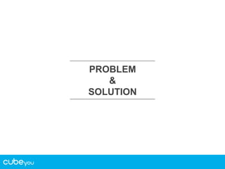 PROBLEM
&
SOLUTION

 
