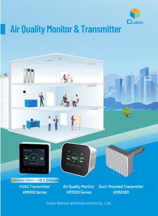 Cubic Air Quality Monitor and Trasmitter