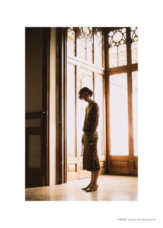 “PARADISE” Total Look, with knitted top and skirt
 