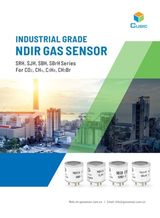 Cubic Industrial Grade NDIR Gas Sensor