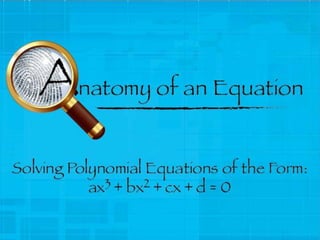 Cubic equations1