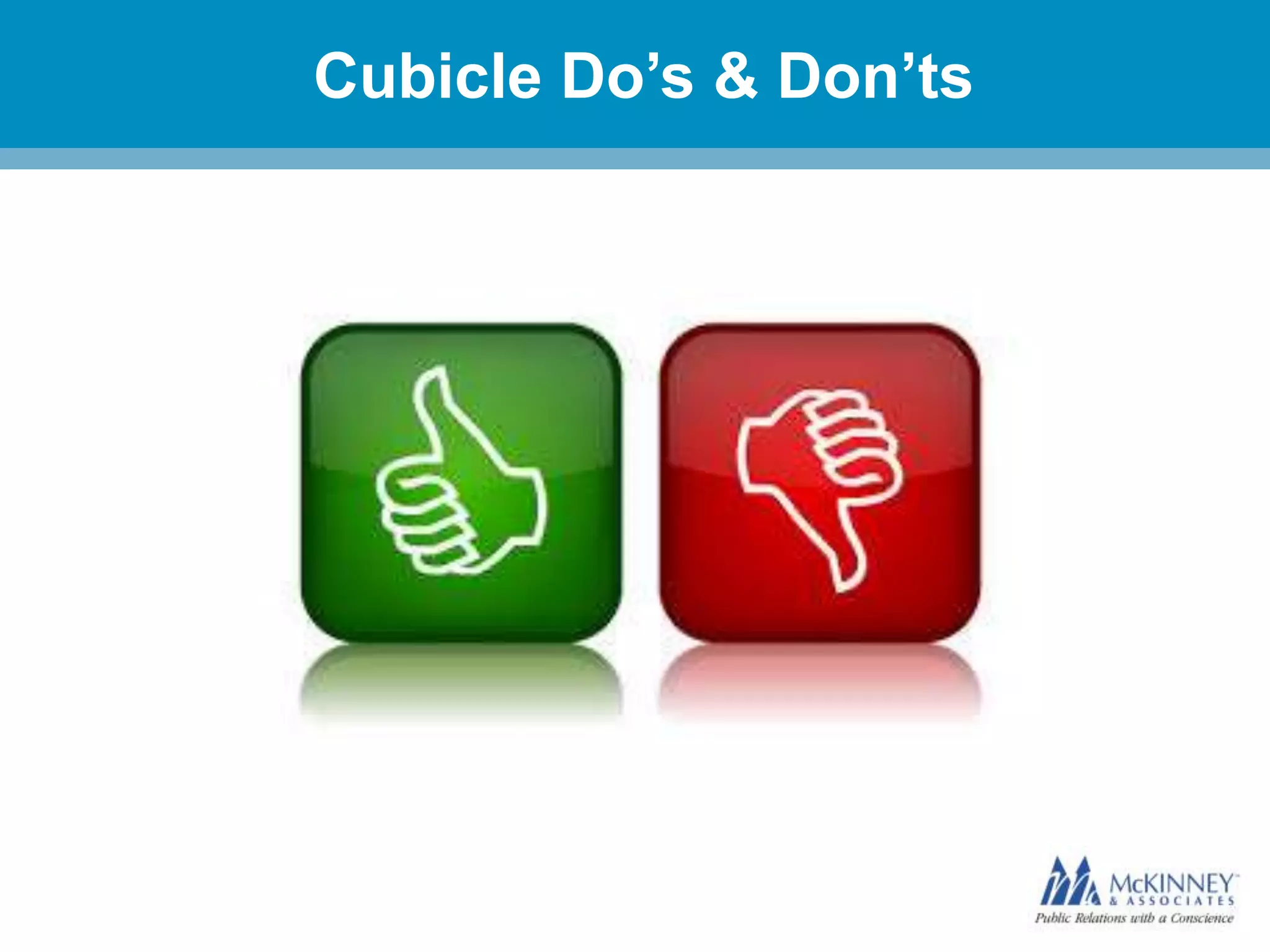 Cubicle Etiquette 101 PPT