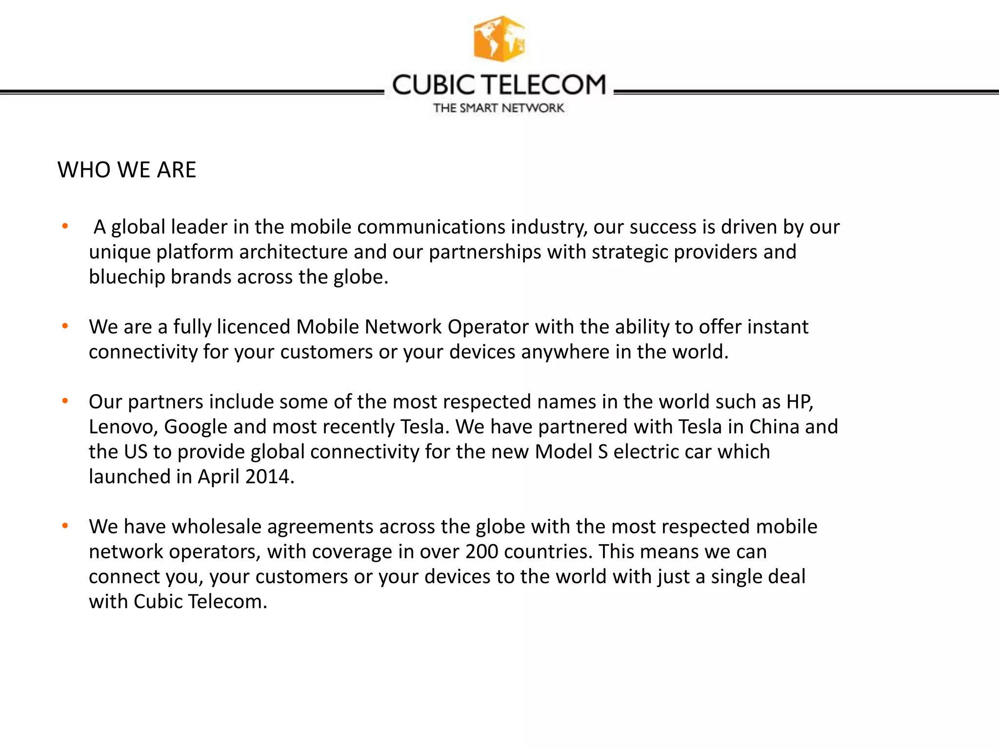 Cubic main presentation | PDF