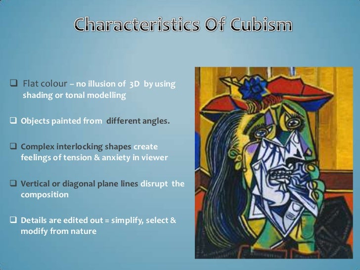 cubism characteristics cubism characteristics