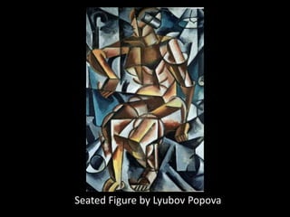 Seated Figure by Lyubov Popova
 