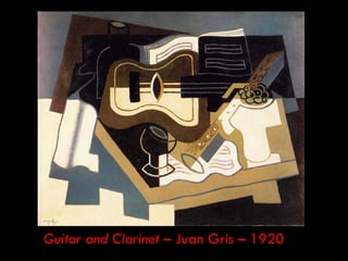 Guitar and Clarinet – Juan Gris – 1920
 