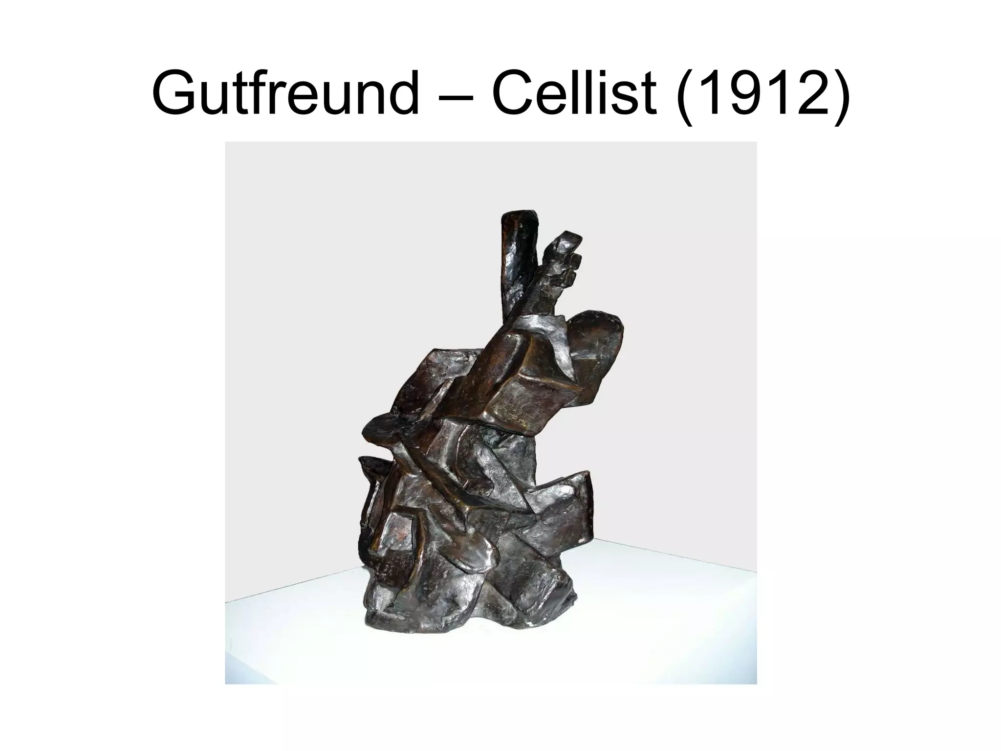Gutfreund – Cellist (1912) 