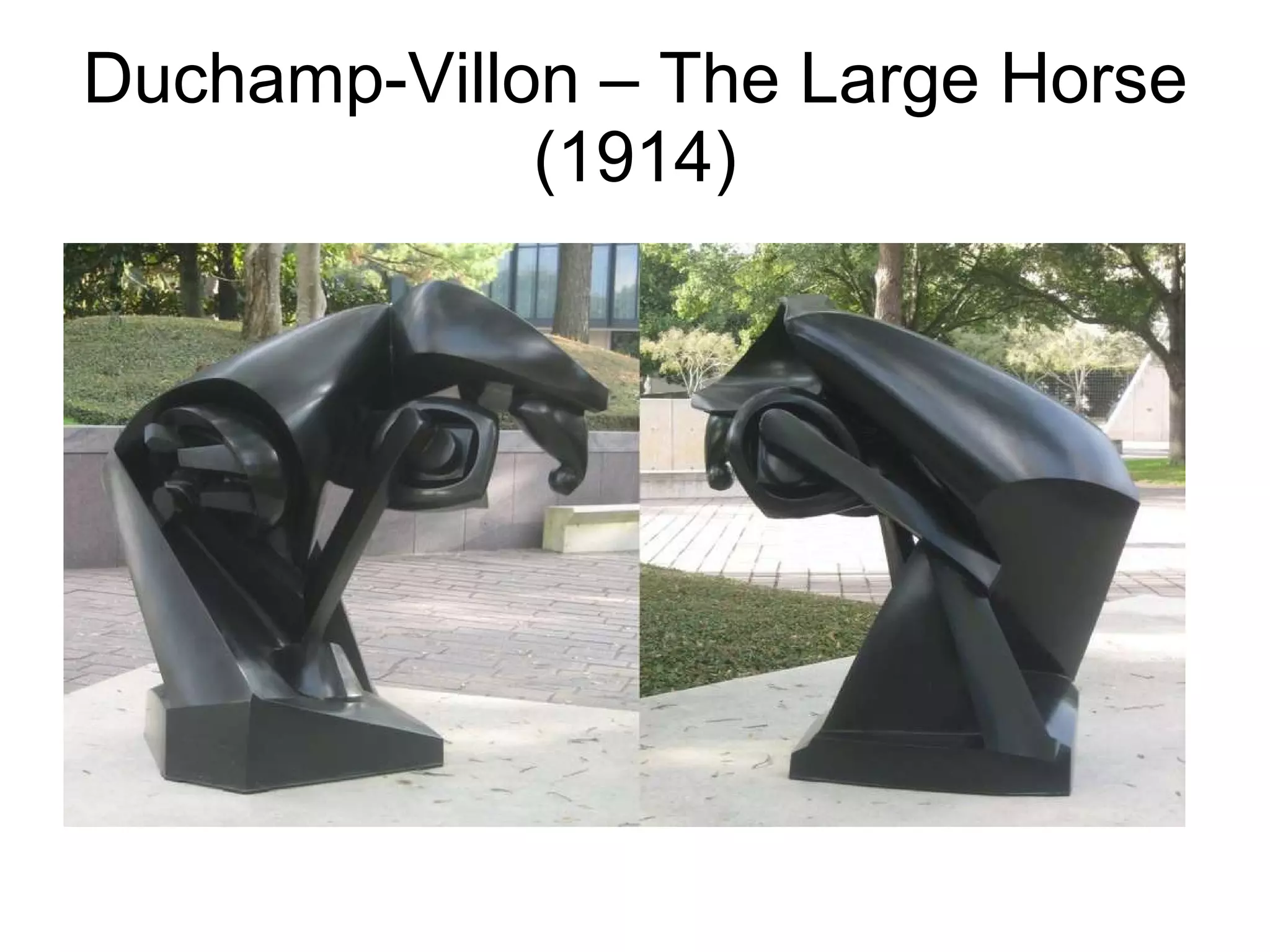 Duchamp-Villon – The Large Horse (1914) 