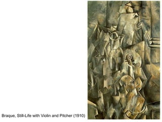 Braque, Still-Life with Violin and Pitcher (1910) 