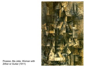 Picasso, Ma Jolie, Woman with Zither or Guitar (1911) 