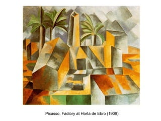 Picasso, Factory at Horta de Ebro (1909) 