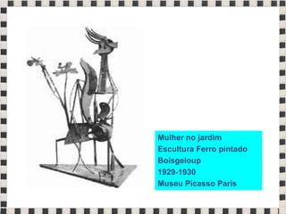 Mulher no jardim Escultura Ferro pintado Boisgeloup 1929-1930 Museu Picasso Paris 