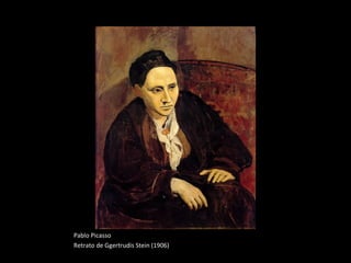 Pablo Picasso Retrato de Ggertrudis Stein (1906) 