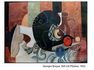 Georges Braque, Still Life Pitchers, 1932.
 