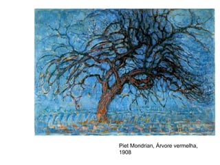 Piet Mondrian, Árvore vermelha,
1908
 