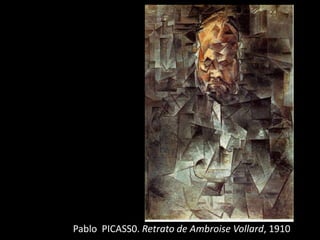 Pablo PICASS0. Retrato de Ambroise Vollard, 1910
 