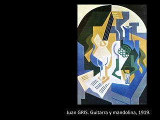 Juan GRIS. Guitarra y mandolina, 1919.