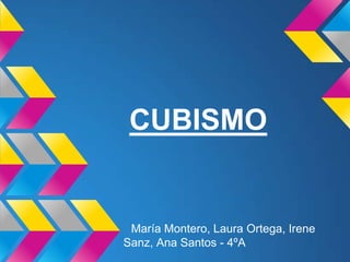CUBISMO
María Montero, Laura Ortega, Irene
Sanz, Ana Santos - 4ºA
 