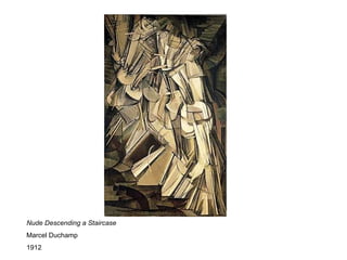 Nude Descending a Staircase Marcel Duchamp 1912 