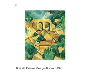 Duct at L'Estaque, Georges Braque, 1908 