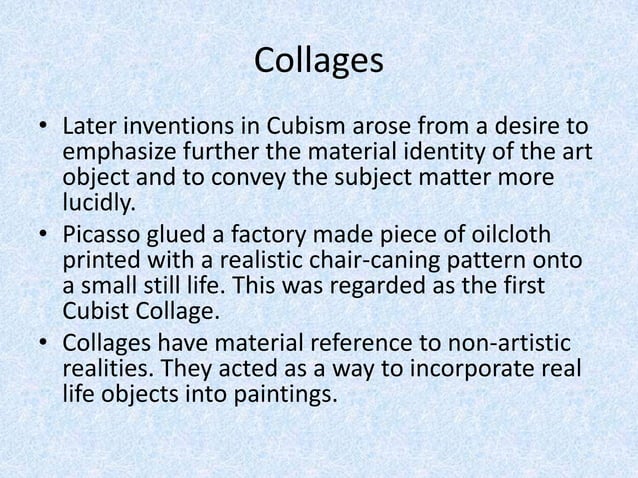 Cubism Powerpoint PPT
