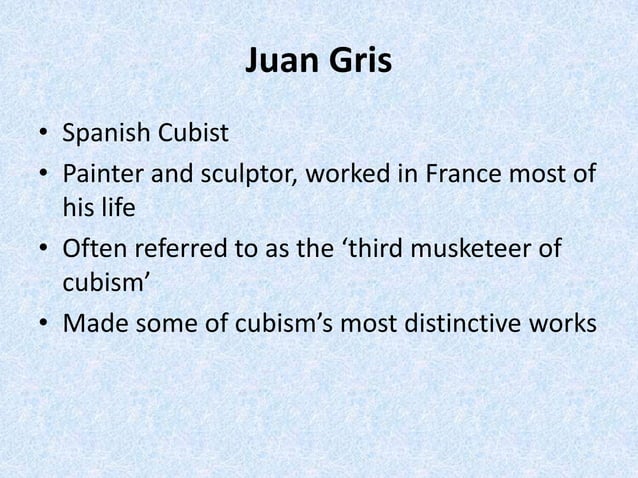 Cubism Powerpoint PPT