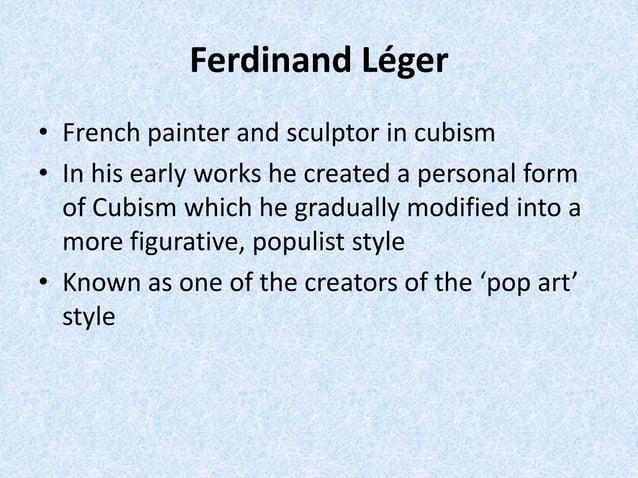 Cubism Powerpoint PPT