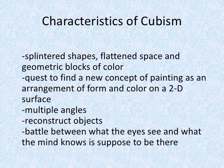 Cubism powerpoint