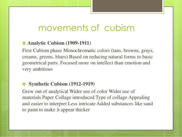 Cubism Vs Natural Cubism Vs Natural