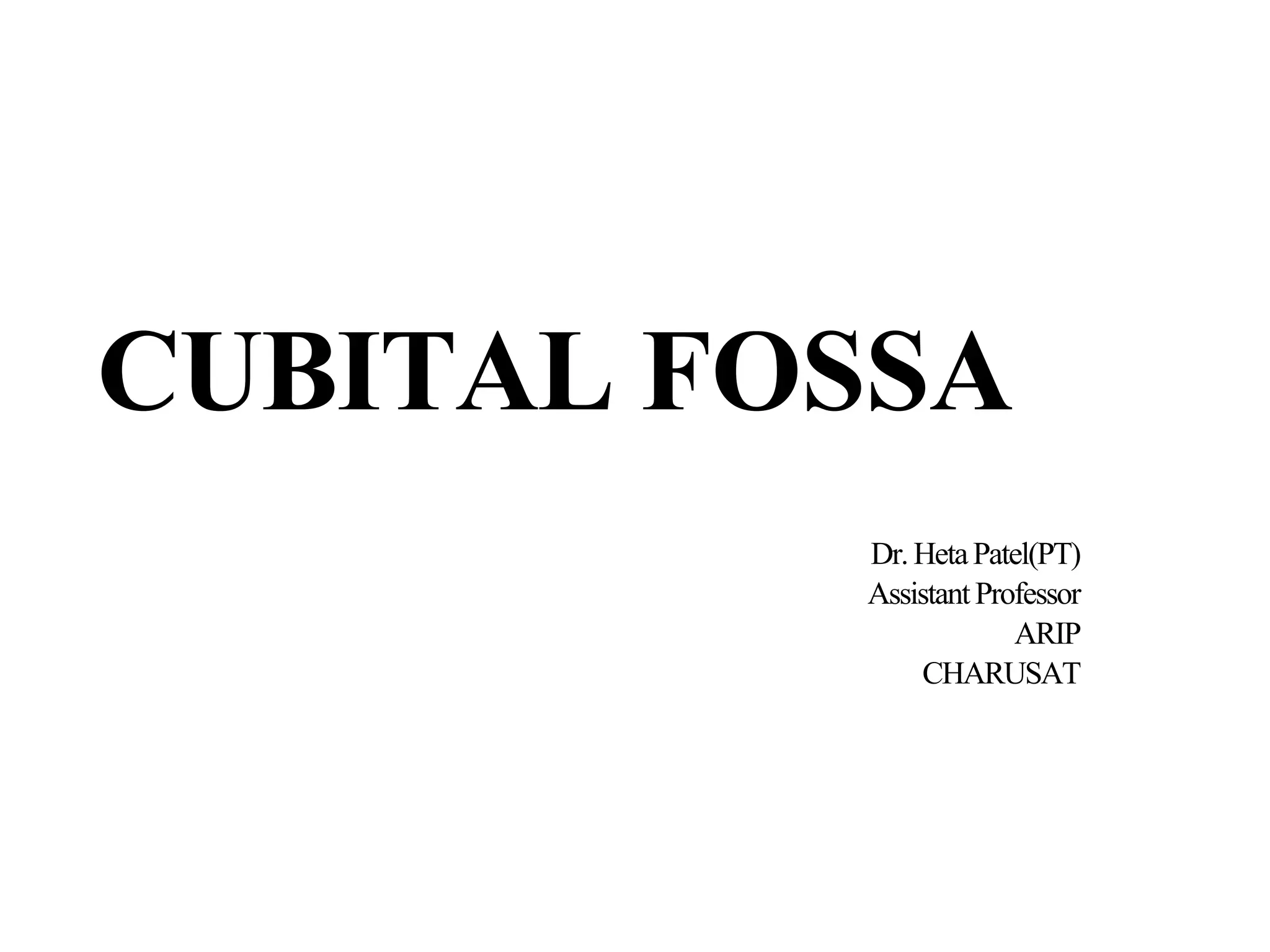 Cubitalfossa pptx