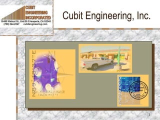 Cubit Engineering, Inc. Your Logo  Here 